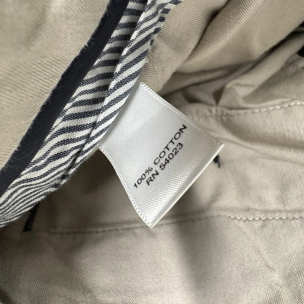 Banana Republic Emerson Chino Pants Gray Straight Leg‎ Casual Men's Size 32x34